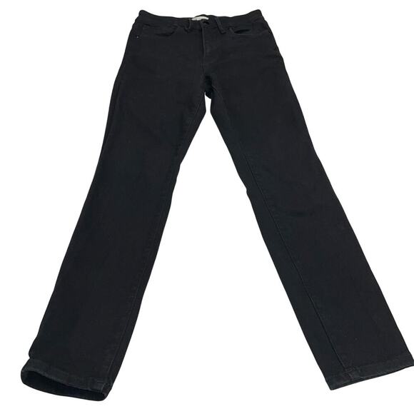 Good American Always Fits Good Legs Black Skinny Jeans Mid Rise Size 6-12 - Picture 2 of 13